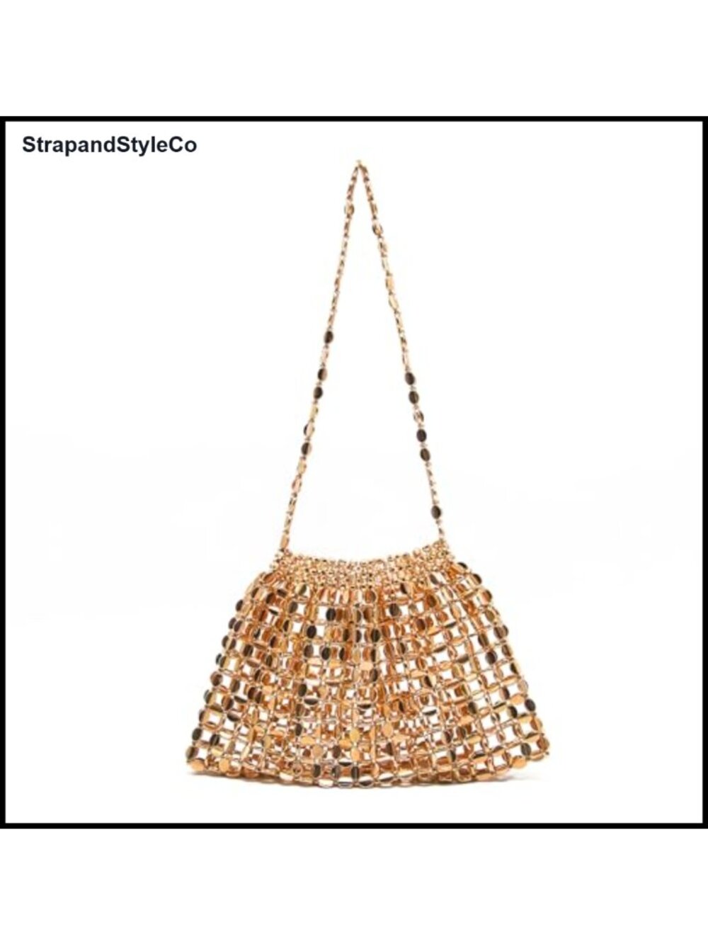 Handmade Beaded Evening Bag Hobo Clutch Formal Party Purse